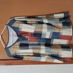Women's Long Sleeve Blouse, Size XL